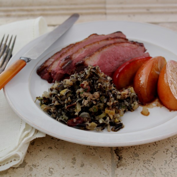 Wild Rice, Sausage, and Apple Dressing